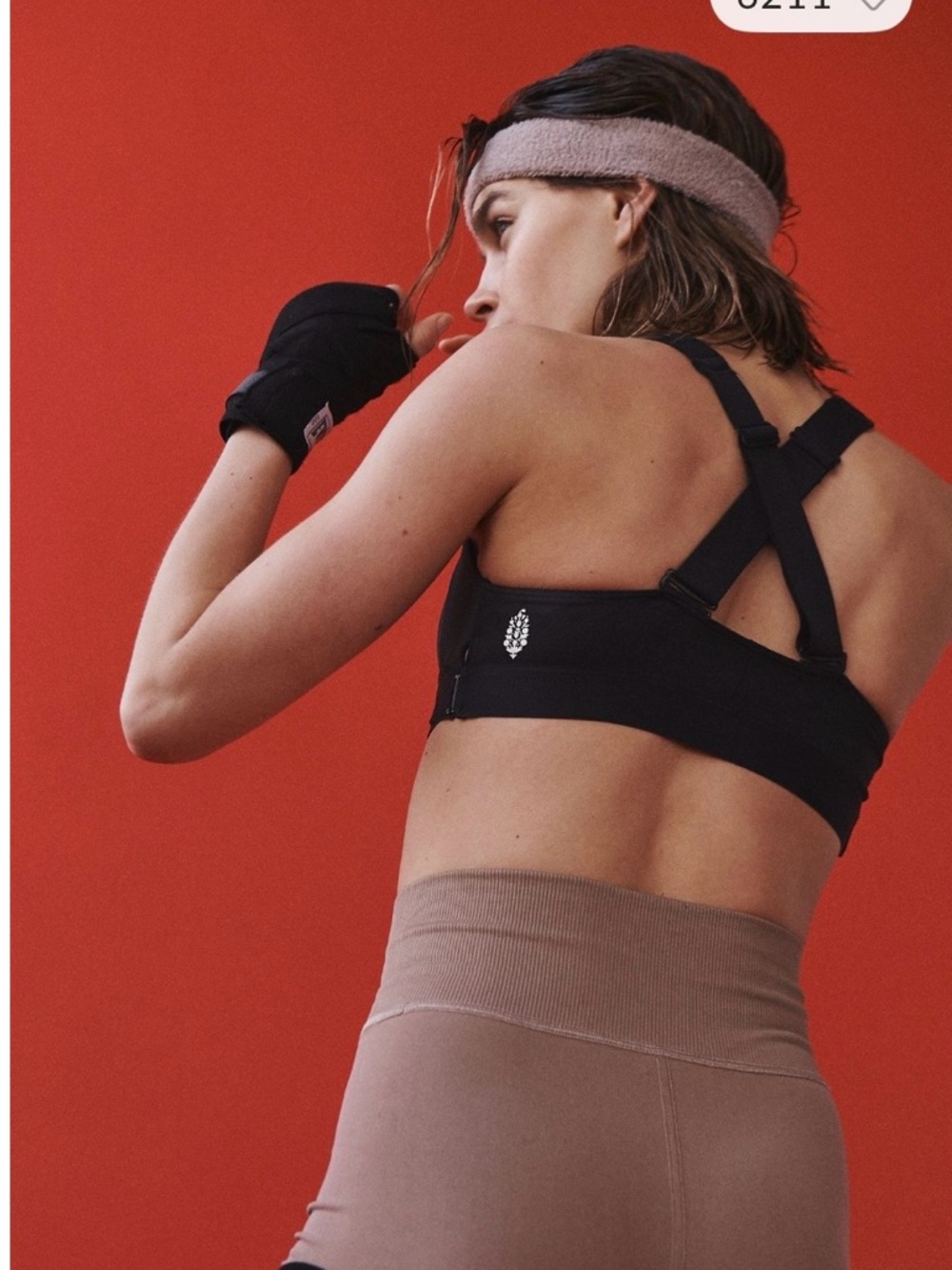 FP Movement by Free People Make a Move Black Scoop Sports Bra - Picture 2 of 5